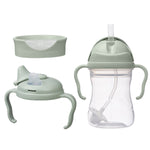 b.box Kubek do nauki picia dla dziecka - zestaw 3w1 240 ml, Sage
