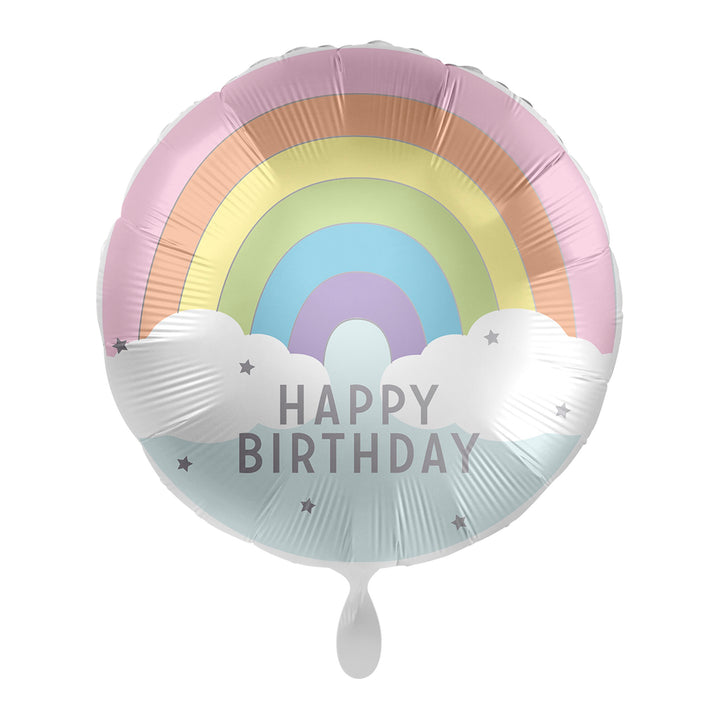 Gingerray Balon foliowy Rainbow Happy Birthday