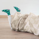 3 Sprouts Tunel dla dzieci Checkerboard Beige