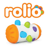 Fat Brain Toys Zabawka sensoryczna dla niemowląt Rolio Bobo Roller