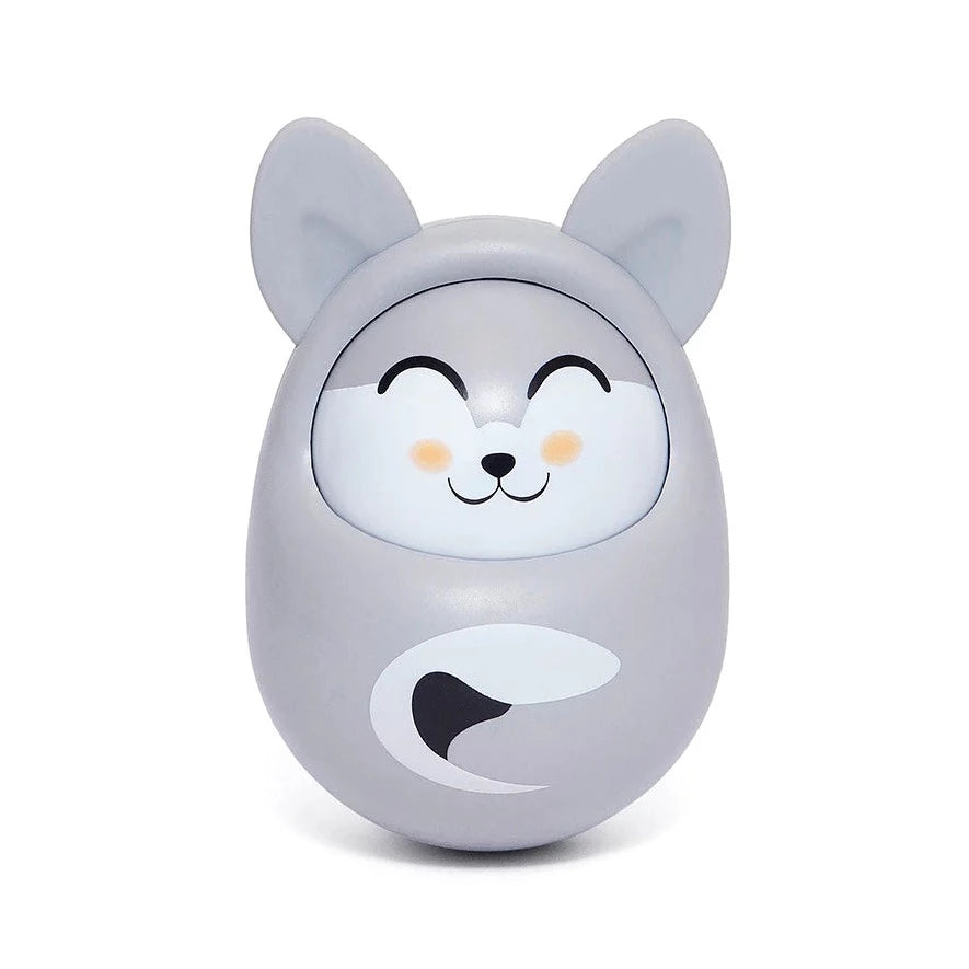 Petit Monkey Wańka Wstańka Roly Poly fennec fox cool grey
