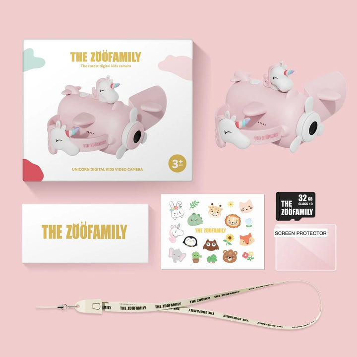 The ZooFamily Kamera dla dzieci Zoo Video Unicorn