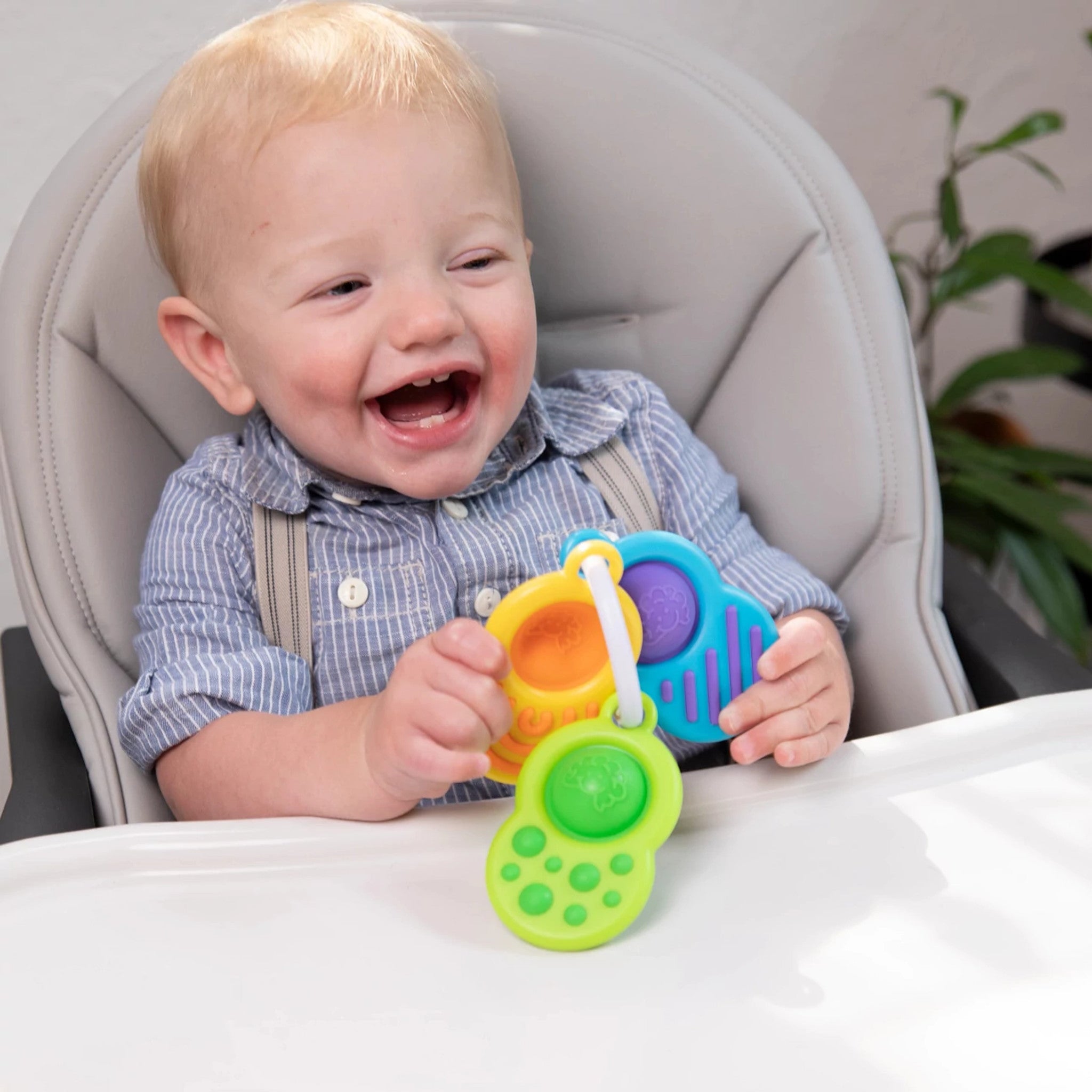 Fat Brain Toys Sensoryczne Bąbelki na Zawieszce Dimpl