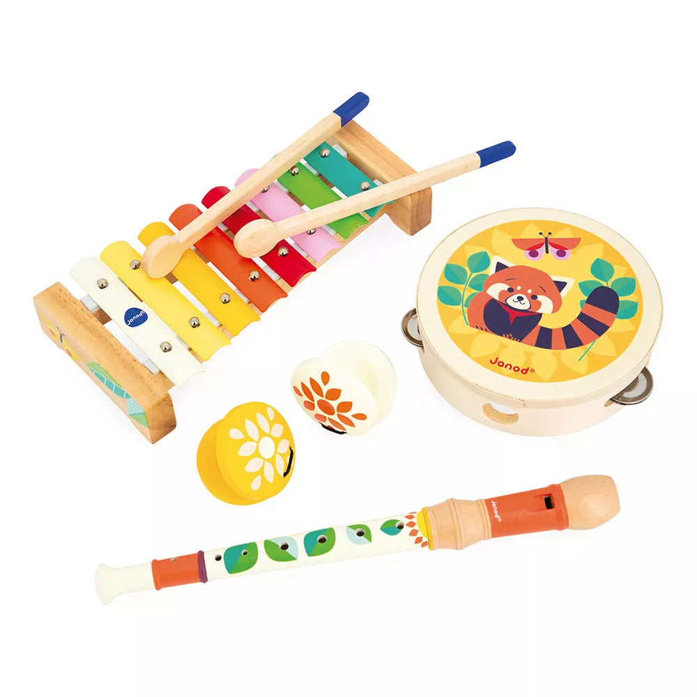 Janod Instrumenty dla dzieci zestaw Gioia 18m+