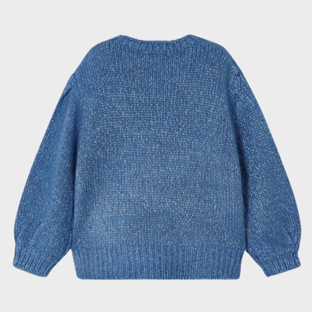 Mayoral Sweter dla dziewczynki niebieski 122 cm