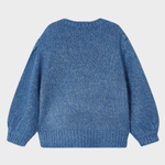 Mayoral Sweter dla dziewczynki niebieski 122 cm
