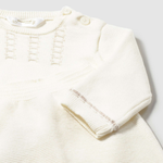 Mayoral Komplet niemowlęcy 2-częściowy półśpioszki i sweterek Ceramika