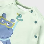 Mayoral Komplet niemowlęcy kąpielowy 3-częściowy z ochroną UV Jabłko