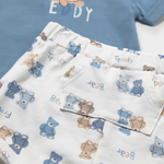 Mayoral Komplet niemowlęcy 2-częściowy z szortami i koszulką Tide