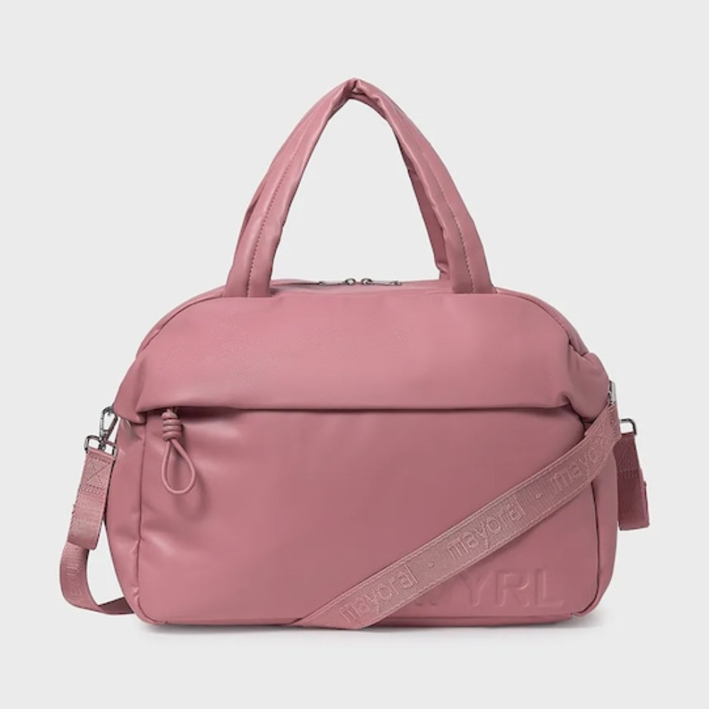 Mayoral Torba dla mamy na akcesoria niemowlęce z grawerem Rose Tan