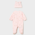 Mayoral Piżamka dla dziewczynki z czapeczką Rose Baby
