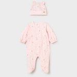 Mayoral Piżamka dla dziewczynki z czapeczką Rose Baby
