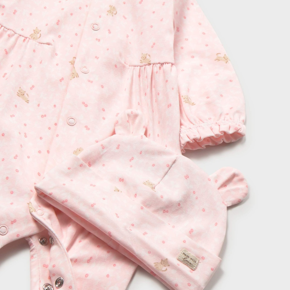 Mayoral Piżamka dla dziewczynki z czapeczką Rose Baby