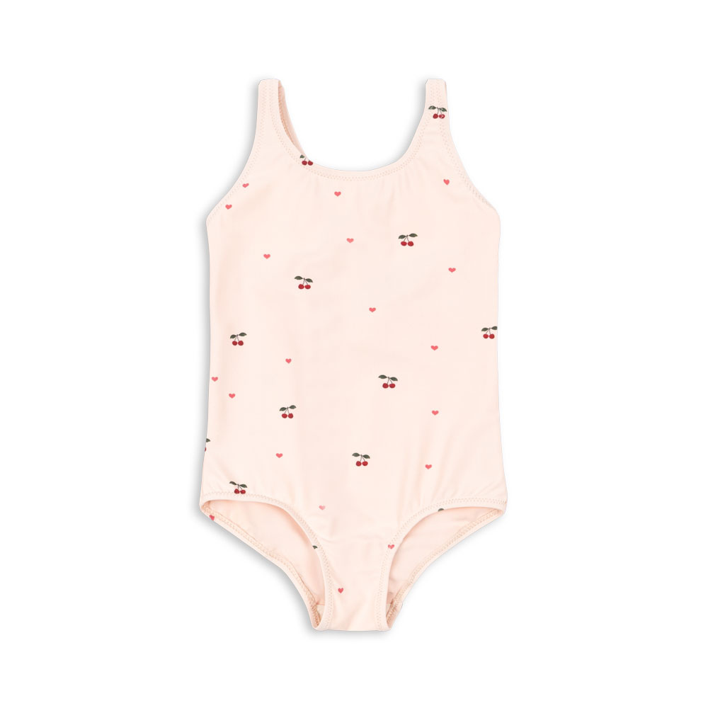 Konges Slojd Strój kąpielowy dla dziewczynki Merle Cherry Coeur Rose