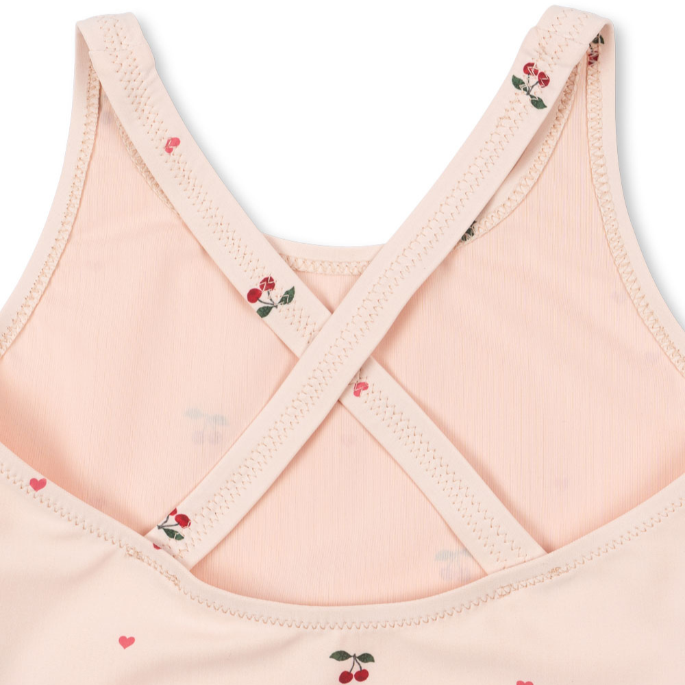Konges Slojd Strój kąpielowy dla dziewczynki Merle Cherry Coeur Rose
