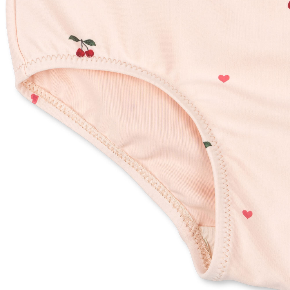 Konges Slojd Strój kąpielowy dla dziewczynki Merle Cherry Coeur Rose