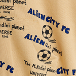 Mini Rodini Bluza dziecięca zapinana Alien City FC Beige