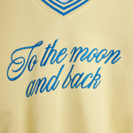 Mini Rodini Bluza dziecięca To the moon Yellow