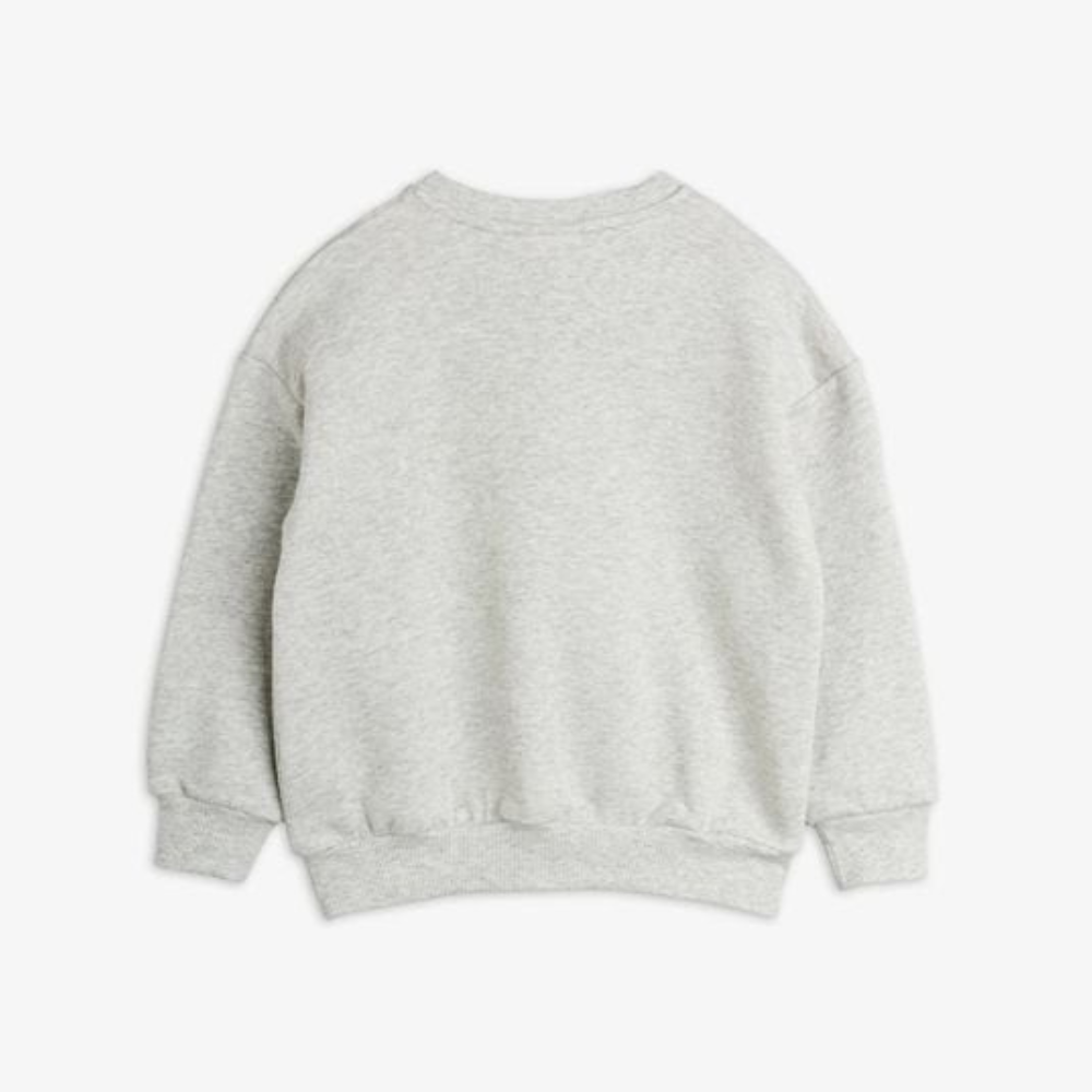 Mini Rodini Bluza dziecięca Eyes Grey Melange