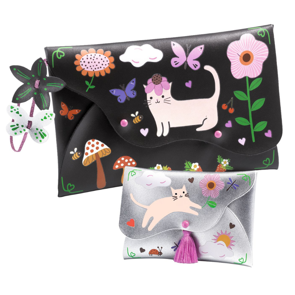 Djeco zestaw artystyczny zrób to sam Portmonetki przyjaciele