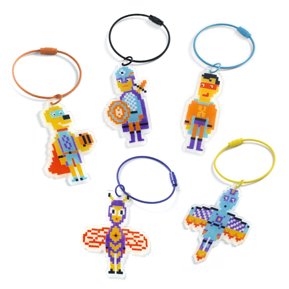 Djeco zesatw artystyczny zrób to sam Magiczny platik Pixel