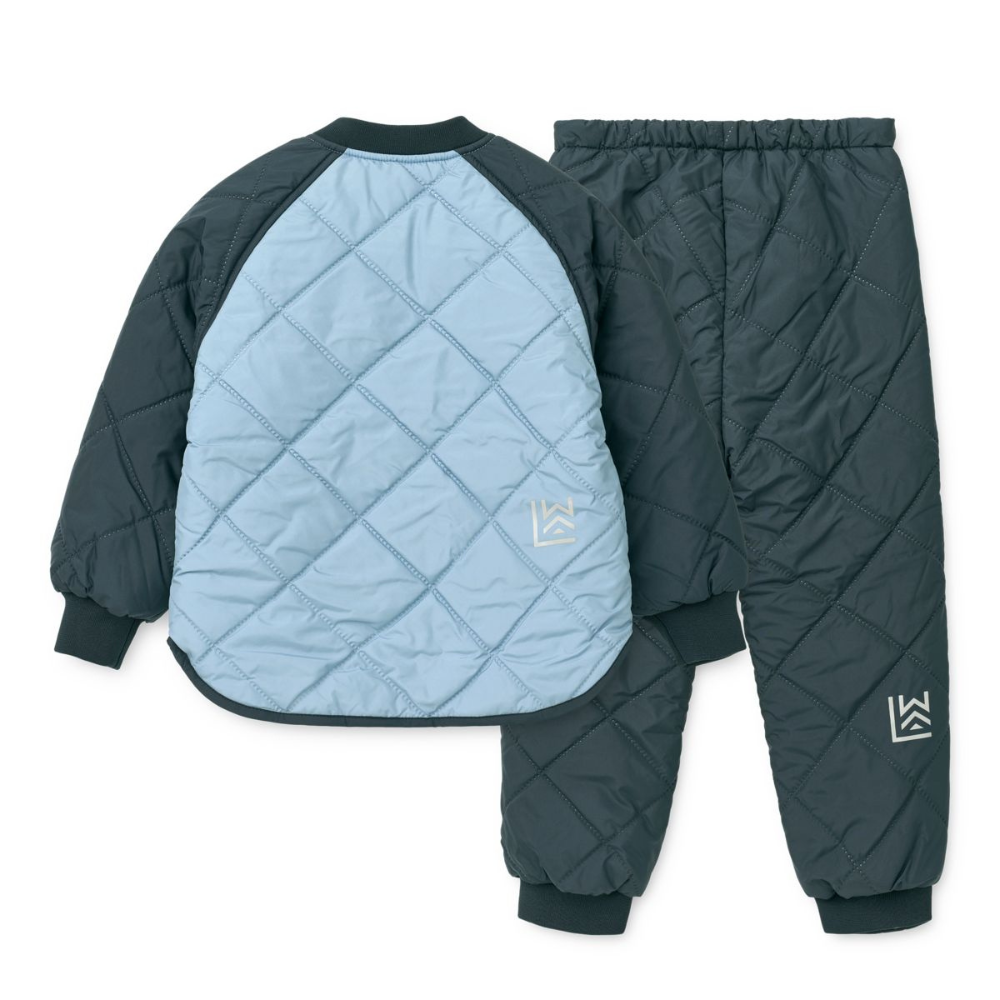 Liewood zestaw termiczny dla dzieci Zella Beach blue / Classic navy / mix