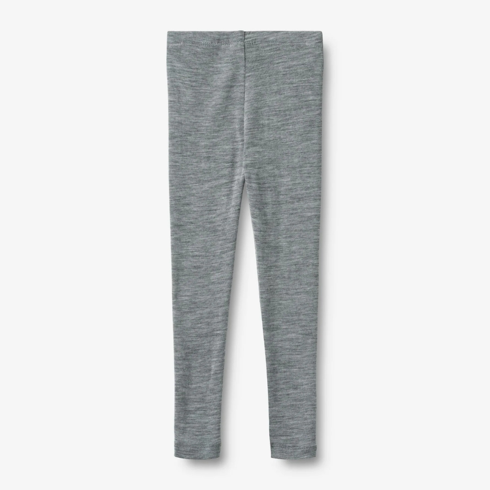 Wheat legginsy wełniane dla starszaka Agi melange grey