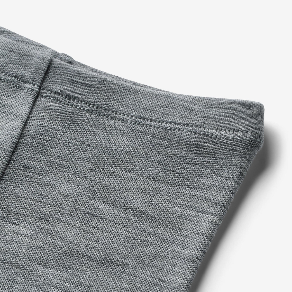 Wheat legginsy wełniane dla starszaka Agi melange grey