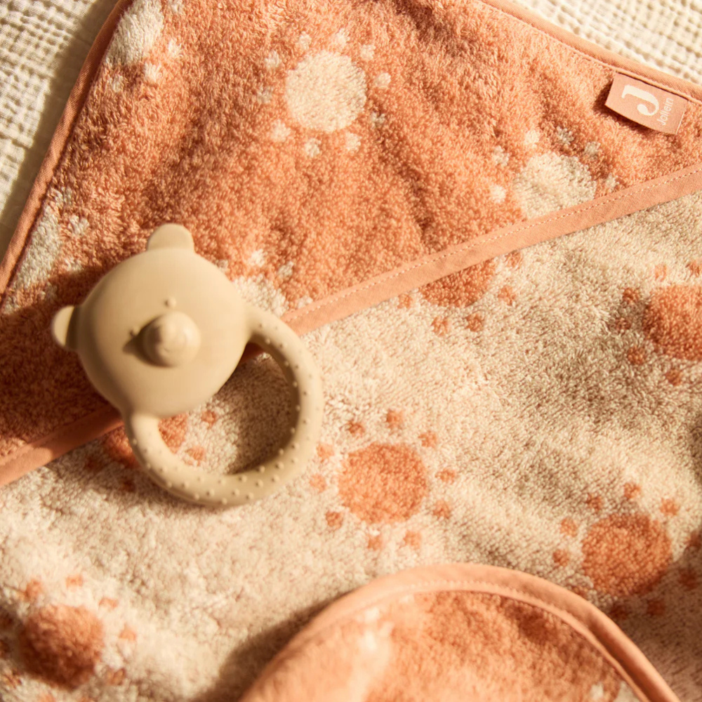 Jollein pelerynka kąpielowa dla dziecka Jacquard Light Terra