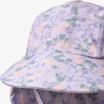 Wheat kapelusz przeciwsłoneczny UV dla dzieci Tonga purple light petunias
