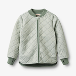 Wheat kurtka termiczna dla dzieci Loui green stripe