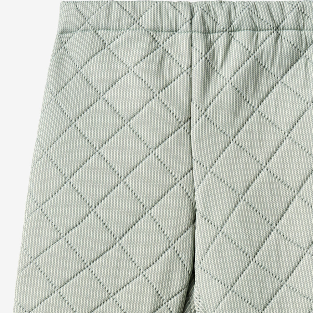 Wheat spodnie termiczne dla dzieci Alex green stripe