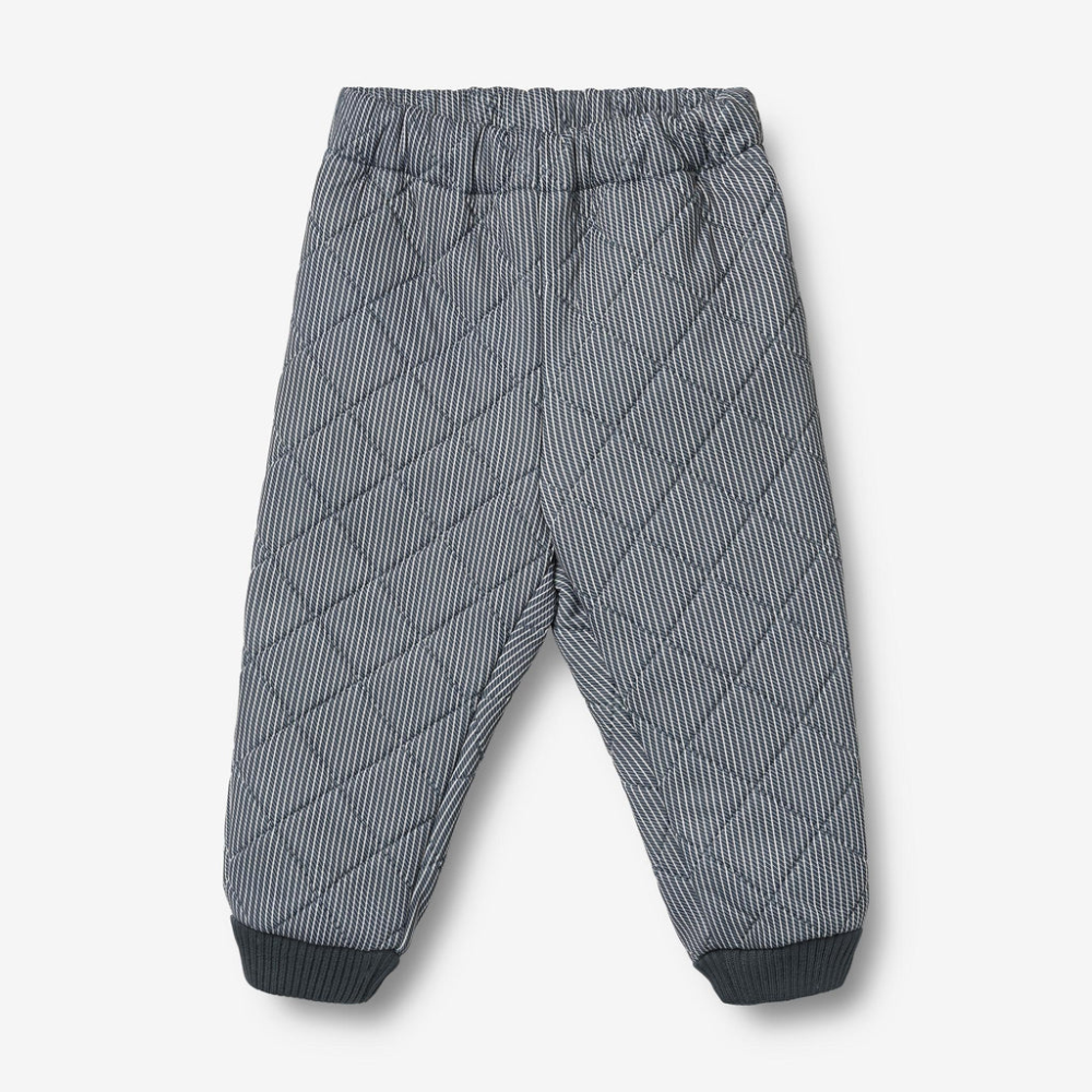 Wheat Spodnie termiczne dziecięce Alex ink stripe