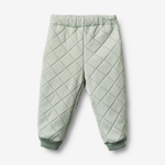 Wheat Spodnie termiczne dziecięce Alex green stripe