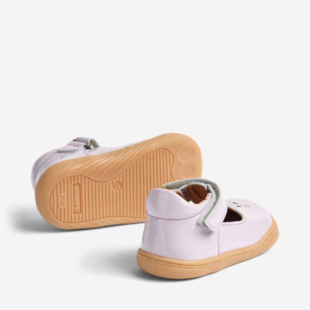 Wheat Barefoot sandały dla dzieci Mary Jane Sinne purple light