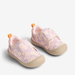 Wheat dziecięce buciki prewalker Kei lavender daisies