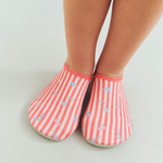 Wheat buty do wody dla dzieci Dolphin red stripe flowers