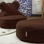 Wigiwama okrągła pufa dla dzieci Warm Hazel