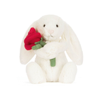 Jellycat Wesoły Króliczek z Różą 31 cm