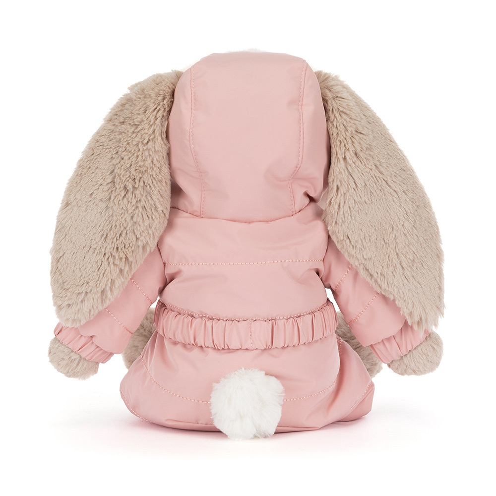 Jellycat Króliczek Beżowy w Kombinezonie Zimowym 31 cm
