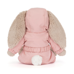 Jellycat Króliczek Beżowy w Kombinezonie Zimowym 31 cm