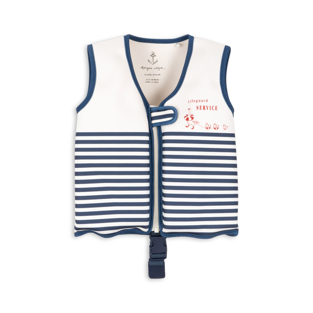 Konges Slojd Kamizelka do pływania dziecięca Ellis Marin Stripe