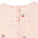 Konges Slojd Strój kąpielowy dla dziewczynki z długimi rękawami Merle Cherry Coeur Rose