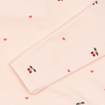 Konges Slojd Strój kąpielowy dla dziewczynki z długimi rękawami Merle Cherry Coeur Rose