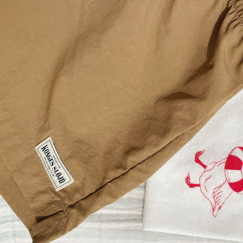 Konges Slojd Spodenki dziecięce Acty Pale Olive Green/Ermine 2 pack