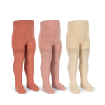 Konges Slojd Rajstopy dziecięce Pointelle 3-pack Rose mix