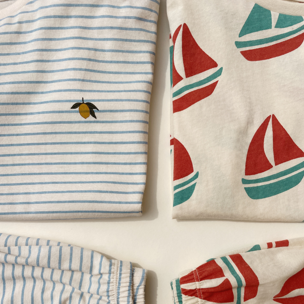 Konges Slojd Komplet dla chłopca Famo Stripe Bluie