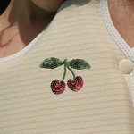 Konges Slojd Kamizelka do pływania dla dziewczynki Cherry Rose Stripe