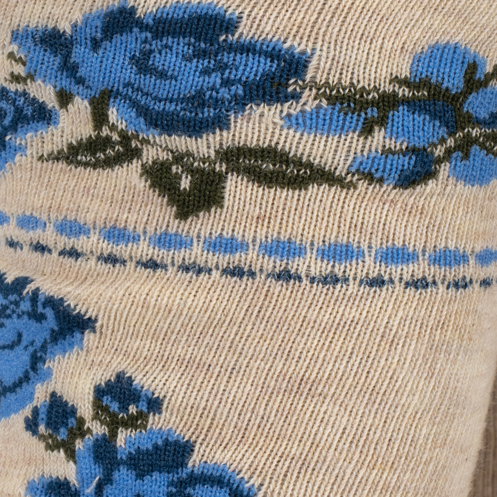 Konges Slojd Rajstopy dla dziewczynki Jacquard Amarena/Tramonto 2-pak