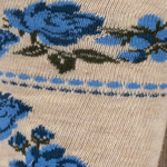 Konges Slojd Rajstopy dla dziewczynki Jacquard Amarena/Tramonto 2-pak